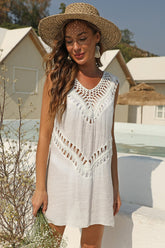 Openwork Sleeveless Cover-Up Dress | Dress In Beauty